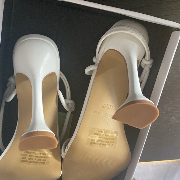 BNIB H Halston Women's Picasso Lace-Up Dress Sandals - Picture 6 of 6